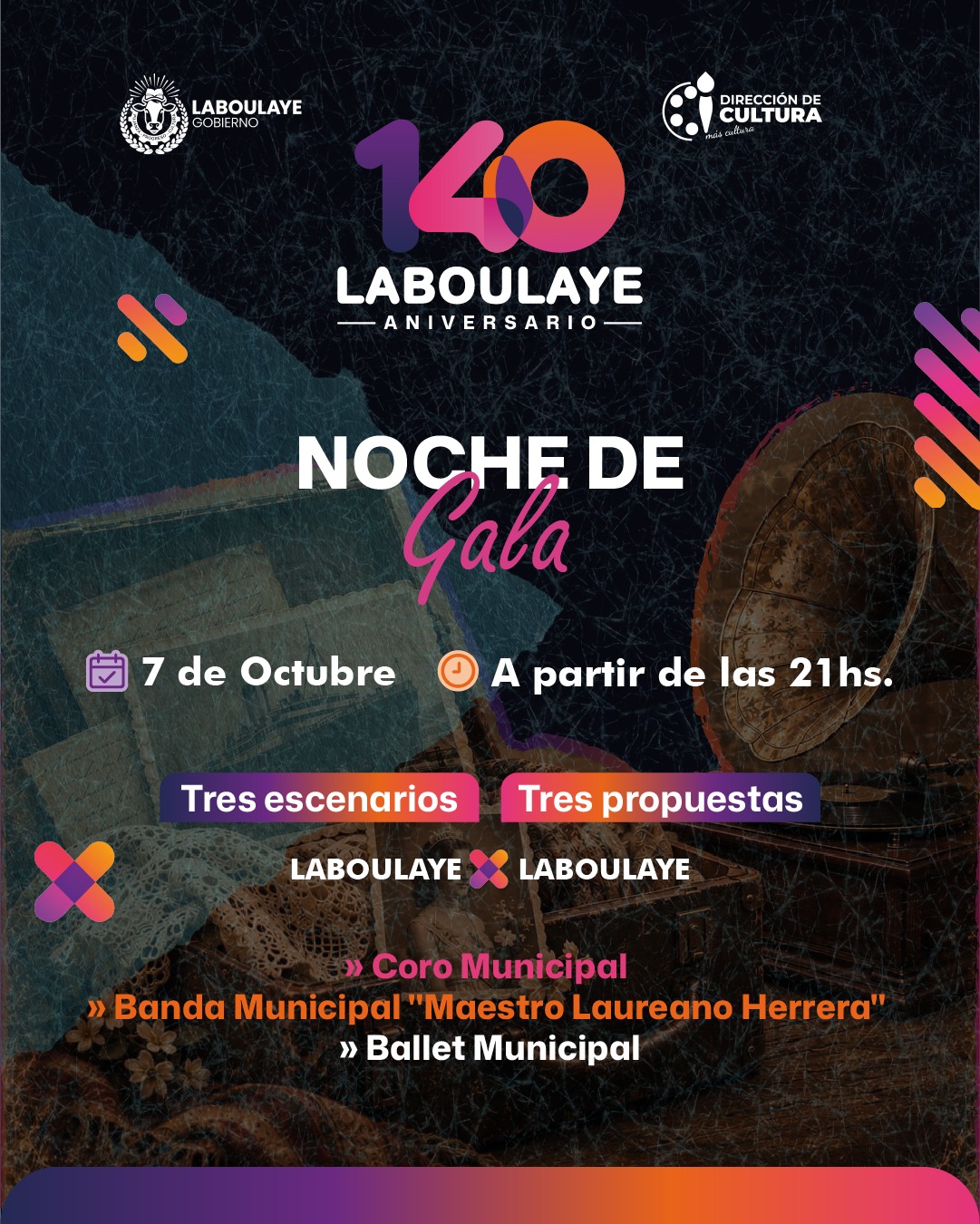 EL TALENTO LOCAL SERÁ PROTAGONISTA DE LA NOCHE DE GALA POR LOS 140 AÑOS DE LABOULAYE