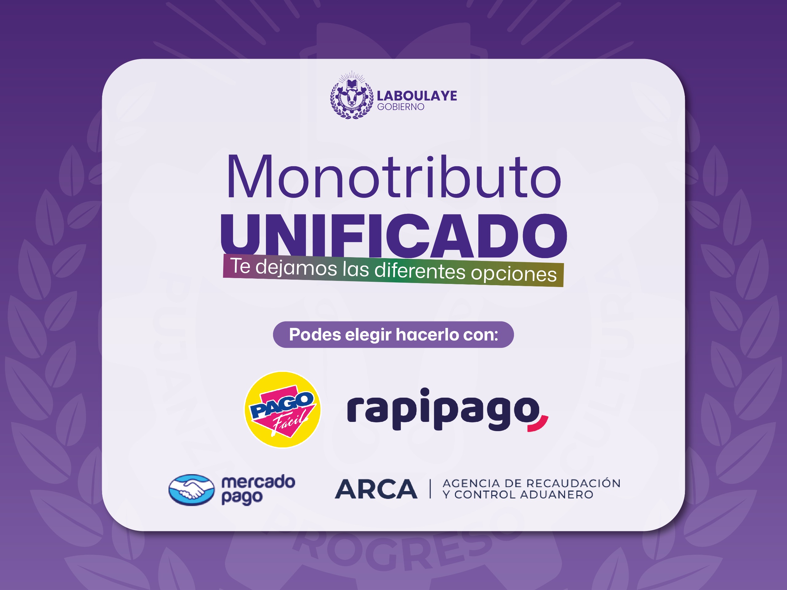 MONOTRIBUTO UNIFICADO: CONOCÉ LAS FORMAS DE PAGO