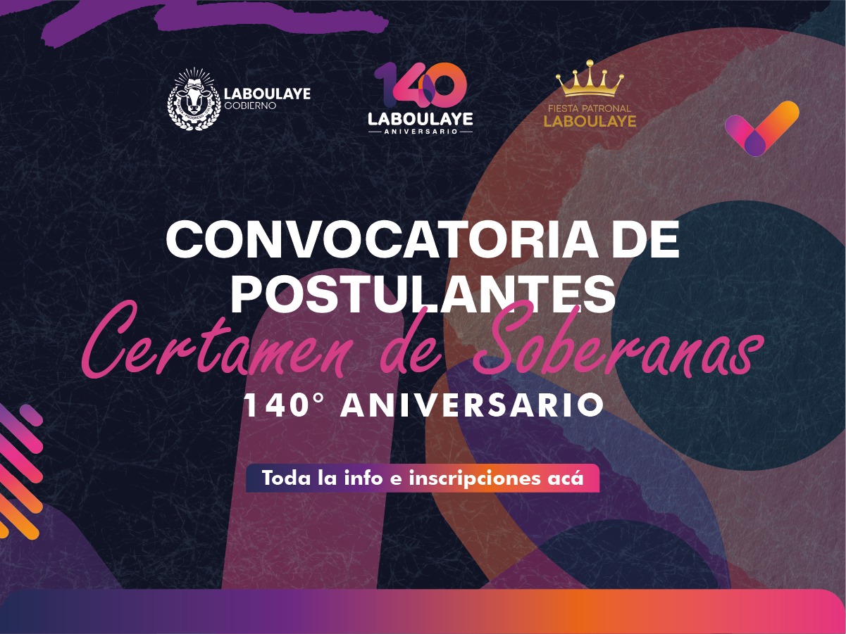CONVOCATORIA DE POSTULANTES AL CERTAMEN DE SOBERANAS DEL 140° ANIVERSARIO